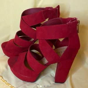 cherry red heels